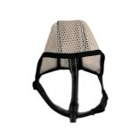 Breathable Mesh Dog Muzzle for Long-Snout Breeds with Reflective Adjustable Straps, Anti-Bite and Anti-Scavenging Basket Muzzle for Indoor Home Use and Outdoor Walking Safety (Grey, 2XL)