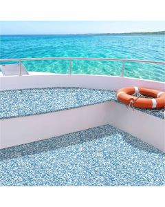 Seamanship Boat Flooring, EVA Foam Decking Mat, 240x90cm, Blue Camo
