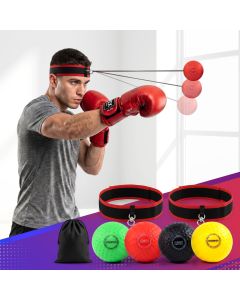 Everfit Boxing Reflex Ball Headband Hand Eye Coordination Stress Relief Multi