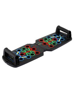 Everfit Push Up Board Home Gym Multi Function Workout Rack Black