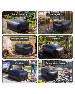 Weisshorn 1000L Water Bladder Bag Portable Large Storage Tank Container Camping Outdoor