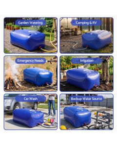 Weisshorn 1000L Water Bladder Bag Portable Large Storage Tank Container Camping Outdoor