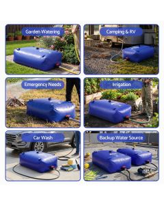 Weisshorn 240L Water Bladder Bag Portable Large Storage Tank Container Camping Outdoor