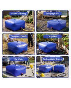 Weisshorn 540L Water Bladder Bag Portable Large Storage Tank Container Camping Outdoor