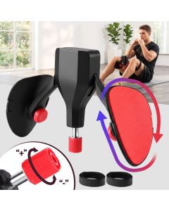 Everfit Pelvic Floor Exerciser Inner Thigh Kegel Trainer 35KG 360 Adjustable Men Women Black & Red