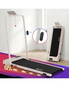 Everfit 3 in 1 Walking Pad Treadmill 12% Incline Under Desk Foldable Treadmills for Home Gym With 38cm Wide Belt APP Control