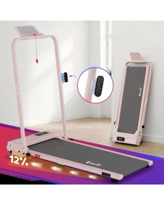 Everfit 3 in 1 Walking Pad Treadmill 12% Incline Under Desk Treadmills for Home Gym With 38cm Wide Belt APP Control