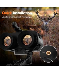 night vision binoculars,4K HD,head-mounted,camping safety,True IR,Australian outback,wildlife observation,night hiking,DSZ-XXX - Black - Size 32G