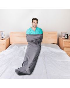 Gray outdoor camping, sleeping bag, Australian camping, lightweight sleeping bag, durable sleeping bag, comfortable sleeping bag, bushwalking gear, camping equipment