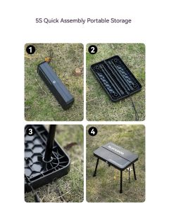 BLACKDOG Camping Table – Portable & Durable Outdoor Table for Camping