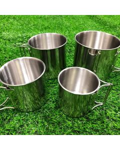 SUS304, outdoor cup set, camping cups, stainless steel cups, outdoor drinking vessels, mesh storage bag, Australian camping gear, family camping cups, stainless steel tumblers, picnic cups