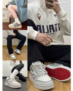 Women'S Casual Board Shoes Silver Snake Sneakers Trendy Women'S Sneakers - Silver - Size 5(AU5/EU36)