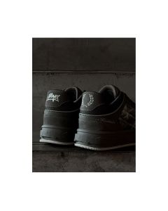 Leopard Print Sneakers Platform Chunky Shoes High-Top Casual Shoes Unisex - Gray pigeon - Size 8(AU8/EU39)