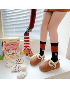 Womens Girls Novelty Funny Crew Socks Cute Animal Bear Socks for Girl's Gift with different colors and patterns