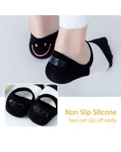 Womens No Show Socks 5 Pairs Invisible Cute Socks Womens Low Cut Socks Hidden Non Slip Socks Breathable Thin Socks