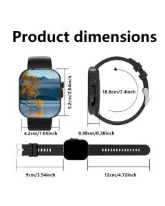 Unisex Smart Watch Australia Advanced Smart Watch Fitness Tracker Watch Call - Silver - Size 01