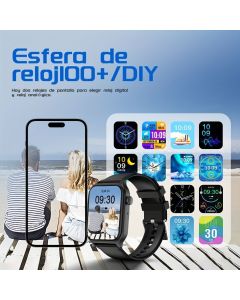 Smart Watch 1.83-Inch Screen Wireless Call Wireless Music Voice Control Sports - White - Size 001