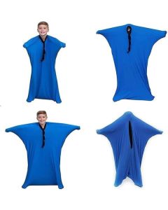 Blue Wellness Blanket – Soft Comfort for Relaxation and Travel