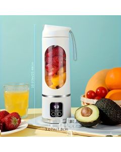 Portable Home Small USB Charging Mixer & Juicer - Easy to Clean, Suitable for Fruit Vegetable Drink, Smoothie Multifunctional Juicer Cup