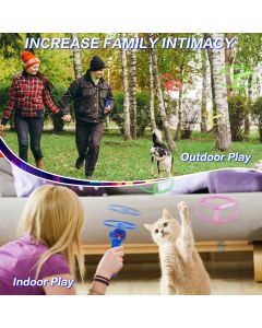 Cat Toy Interactive Cat Toy Flying Disc Cat Toy Pet Toy Cat Entertainment