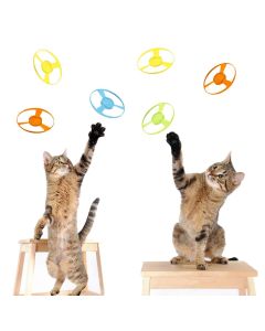 Cat Toy Cat Launcher Flying Disc Toy Cat Play Pet Toy Cat Entertainment