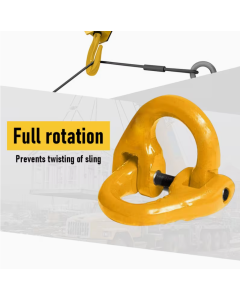 2SET 1.12T Sling Hook Heavy Duty Hammerlock/Slip Hook Kit With Swivel Winch & Safety Latch-Yellow