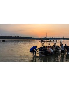 5.6m (12-Person) Smart Electric Power Transparent Boat
