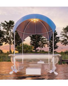 2.5m (5-Person) Smart Electric Power Round Transparent Boat