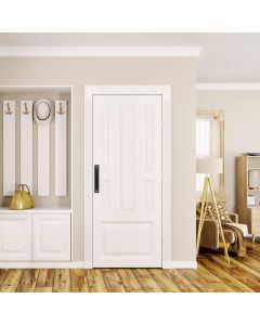 2 Pcs Heavy Duty Aluminum Alloy Barn Door Handles with Back Plate