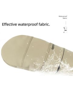 Waterproof Windproof Thermal Winter Gloves - Ski Gloves for Men & Women - Removable Wrist Support - Suitable for Snowboarding, Winter Sports, Cold Weather (Size XL, Khaki)