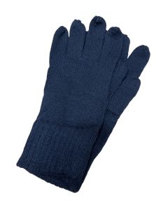 Men's Knitted Winter Gloves, Warm Acrylic Ski and Sports Gloves, Navy, One Size