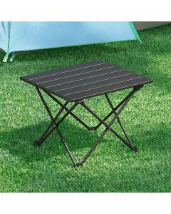 Folding Camping Table 40 cm, Roll-Up Aluminum Picnic BBQ Outdoor Table