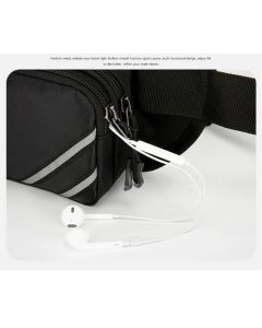 Water-Resistant Running Waist Pack with Bottle Holder, Adjustable Fitness Belt