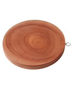 Round Wooden Chopping Board, 30 cm Natural Hardwood Kitchen Cutting Board