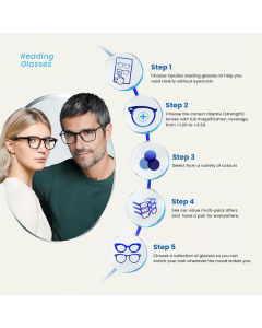 Black Reading Glasses 4-pack Value Designer Style Men Women(+1.00)
