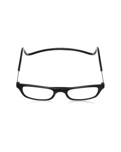 Smart Reading Glasses with Magnet Black +1