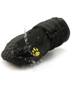 Dog Shoes Adjustable Paw Protectors Black, 7.5 x 6.5 cm