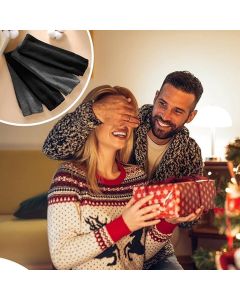 2 Pair Over the Knee Leg Warmers Knitted Long Socks Black Gray