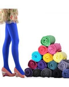 Red Thick High Elasticity Tights 120 Denier, 80% Nylon 20% Spandex One Size for Women, Ultra Soft Stretchy Durable Full Foot Pantyhose for Winter
