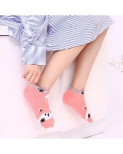 Women's Novelty Animal Cotton Socks 5 Pairs, Cute Colorful Patterns Soft Breathable 75% Cotton, Bright Colors for Everyday Fun and Casual Wear