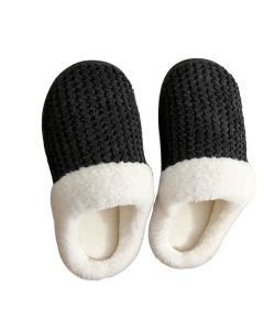 Cozy Winter Slippers for Women Men with TPR Non-Slip Sole, Soft Breathable Lining, Lightweight Quiet Design for Indoor Home Office Use