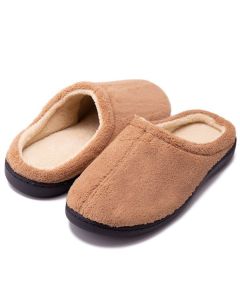 Unisex Relax Gel Slippers with Memory Foam and Anti-Fatigue Sole, Warm Plush Lining for Home, Comfortable Cushioned S Size for Indoor Use