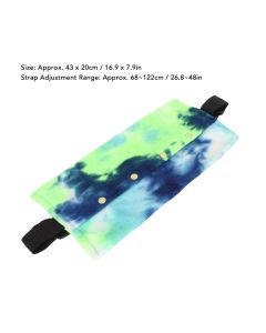 Small Animal Sling Carrier,Adjustable Strap  Soft Coral Fleece Beardie Snuggle Sling Bag ( blue-green)