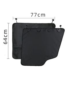 2 Pack Extra Big & Thick Anti Pet Scratching Waterproof Vehicle Door Covers Guard Truck Interior Panel Safe SUV Universal  Black