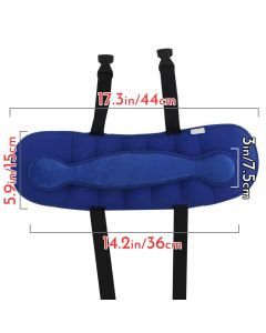 Baby car seat head support, car seat baby stroller baby head support, safety car seat neck pressure reducing head pillow, baby sleeping sling (blue)