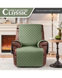 Electric Power Lift Recliner Covers for Reclining Chair Cover Waterproof Non Slip Recliner Slipcovers Seat Washable Recliner Chair Cover with Side Pocket