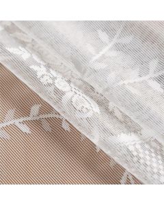Vintage White Lace Tablecloth for Wedding Party Banquet Farmhouse Floral Embroidered Round Table Cover for Dining Home Decor (Round 70 inch,White)