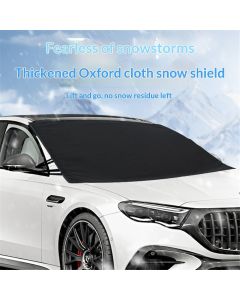 Windshield Cover for Ice and Snow | Durable 600D Oxford Fabric | Waterproof Winter Car Cover for Compact Cars, SUV and Sedan | Essential Car Winter Accessories