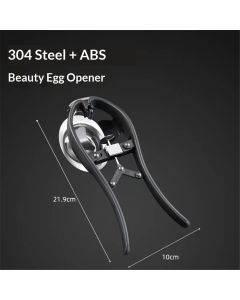 Egg Cracker,l Egg Opener, Automatic Egg Cracking Tool, Easy Eggshell CutterEggshell Cutter Egg Separator Creative Kitchen Tools (black)
