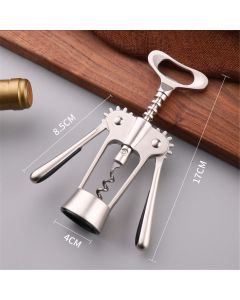 New Upgrade  Corkscrew Wine Bottle Opener, Multifunctional Bottles Opener for Kitchen Restaurant Bars, Professionals or Home use,1 Pcs Wing Corkscrew Bottle Opener,